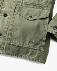 Filson Reverse Sateen Field Cruiser Jacket - Washed Fatigue Green | Filson Jackets & Coats | JEANSTORE