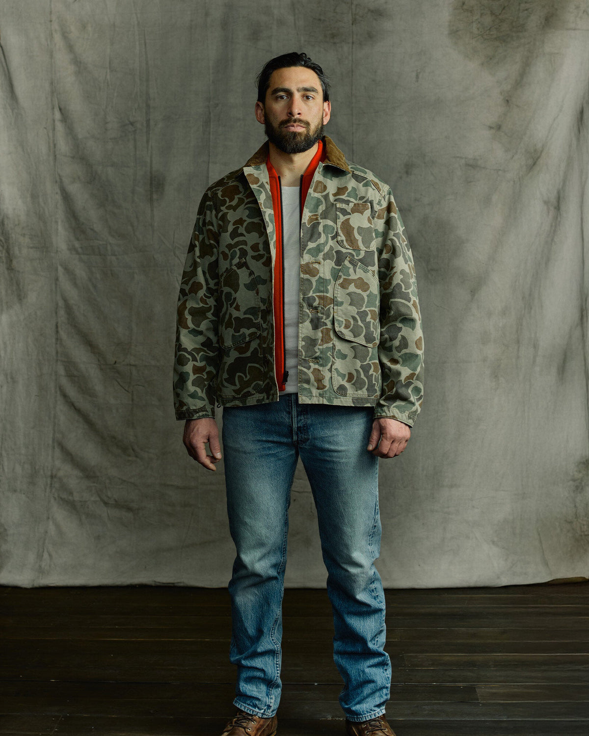 Filson Canvas Outfitter Jacket - Tundra Shrub Camo | Filson Jackets & Coats | JEANSTORE