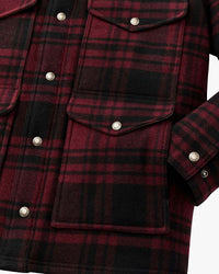 Filson Spokane Insulated Cruiser Jacket - Port / Black Plaid | Filson Jackets & Coats | Jeanstore
