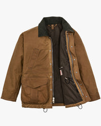 Filson Lined Tin Cloth Field Jacket - Dark Tan | Filson Jackets & Coats | JEANSTORE