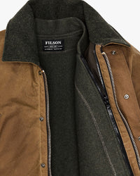 Filson Lined Tin Cloth Field Jacket - Dark Tan | Filson Jackets & Coats | JEANSTORE