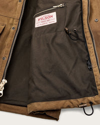 Filson Lined Tin Cloth Field Jacket - Dark Tan | Filson Jackets & Coats | JEANSTORE