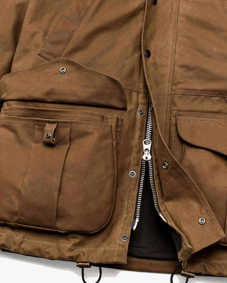 Filson Lined Tin Cloth Field Jacket - Dark Tan
