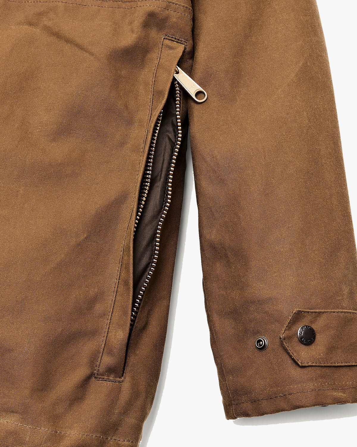 Filson Lined Tin Cloth Field Jacket - Dark Tan | Filson Jackets & Coats | JEANSTORE