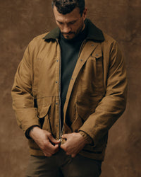 Filson Lined Tin Cloth Field Jacket - Dark Tan | Filson Jackets & Coats | JEANSTORE