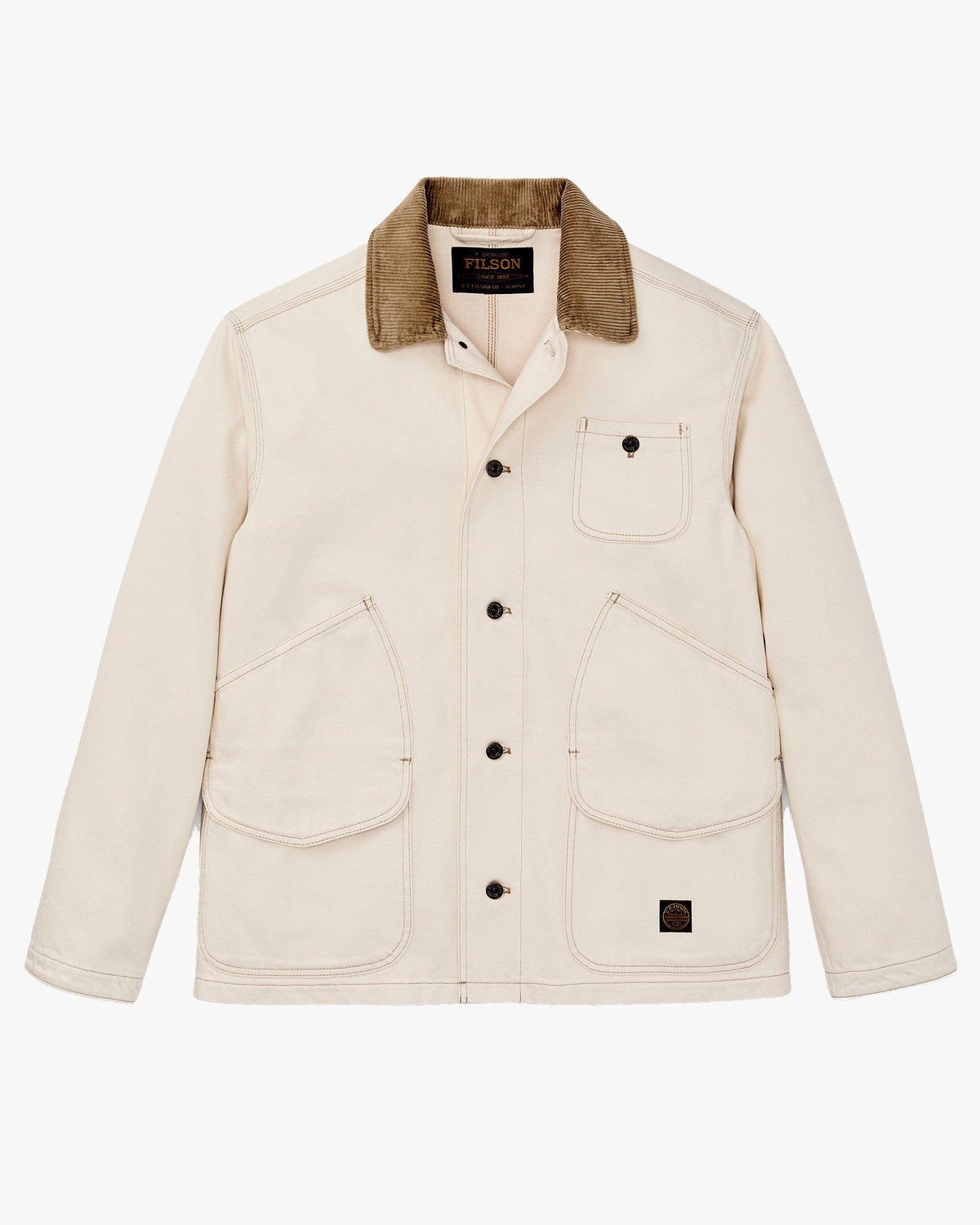 Filson 11oz Denim Outfitter Jacket - Natural Seed