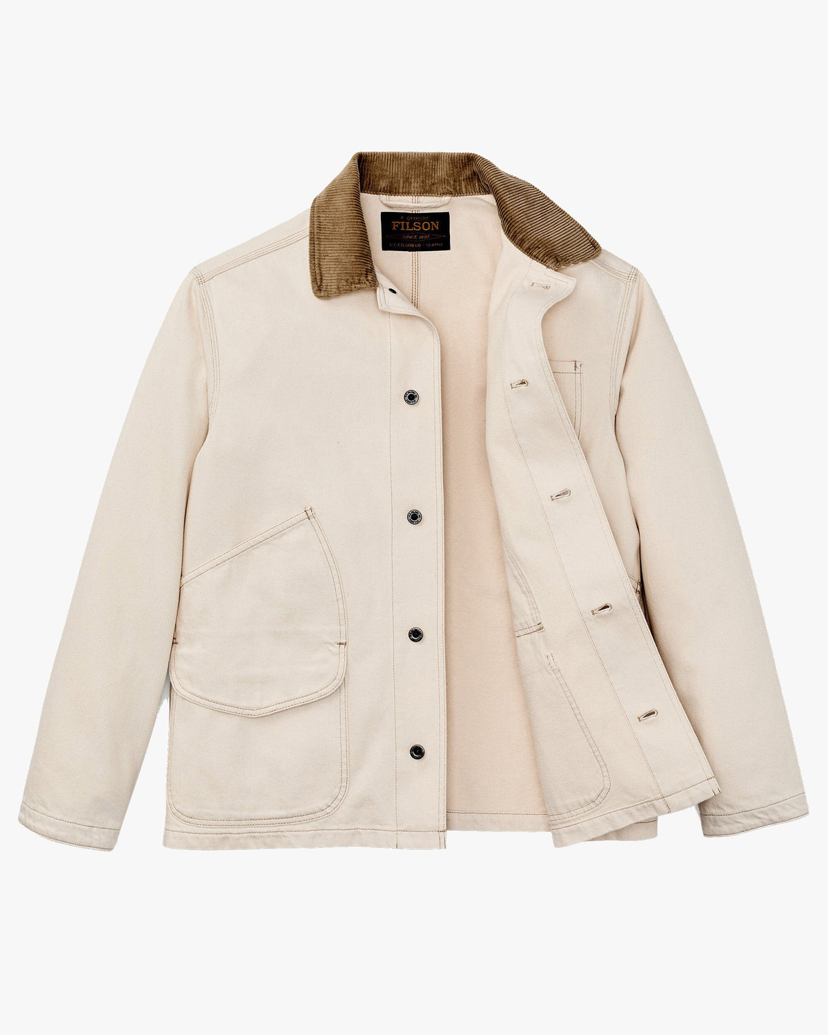 Filson 11oz Denim Outfitter Jacket - Natural Seed