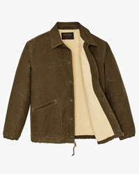 Filson Dry Wax Windbreaker - Military Olive