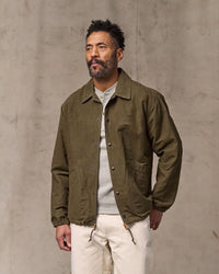 Filson Dry Wax Windbreaker - Military Olive