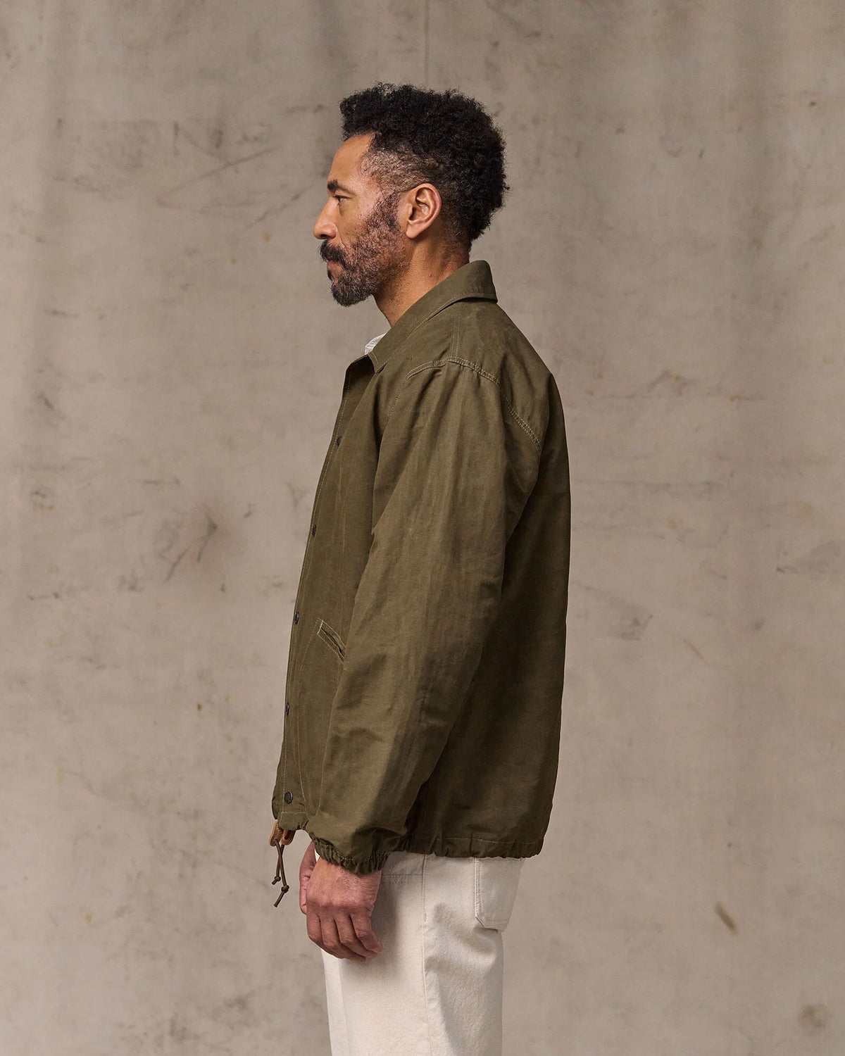 Filson Dry Wax Windbreaker - Military Olive