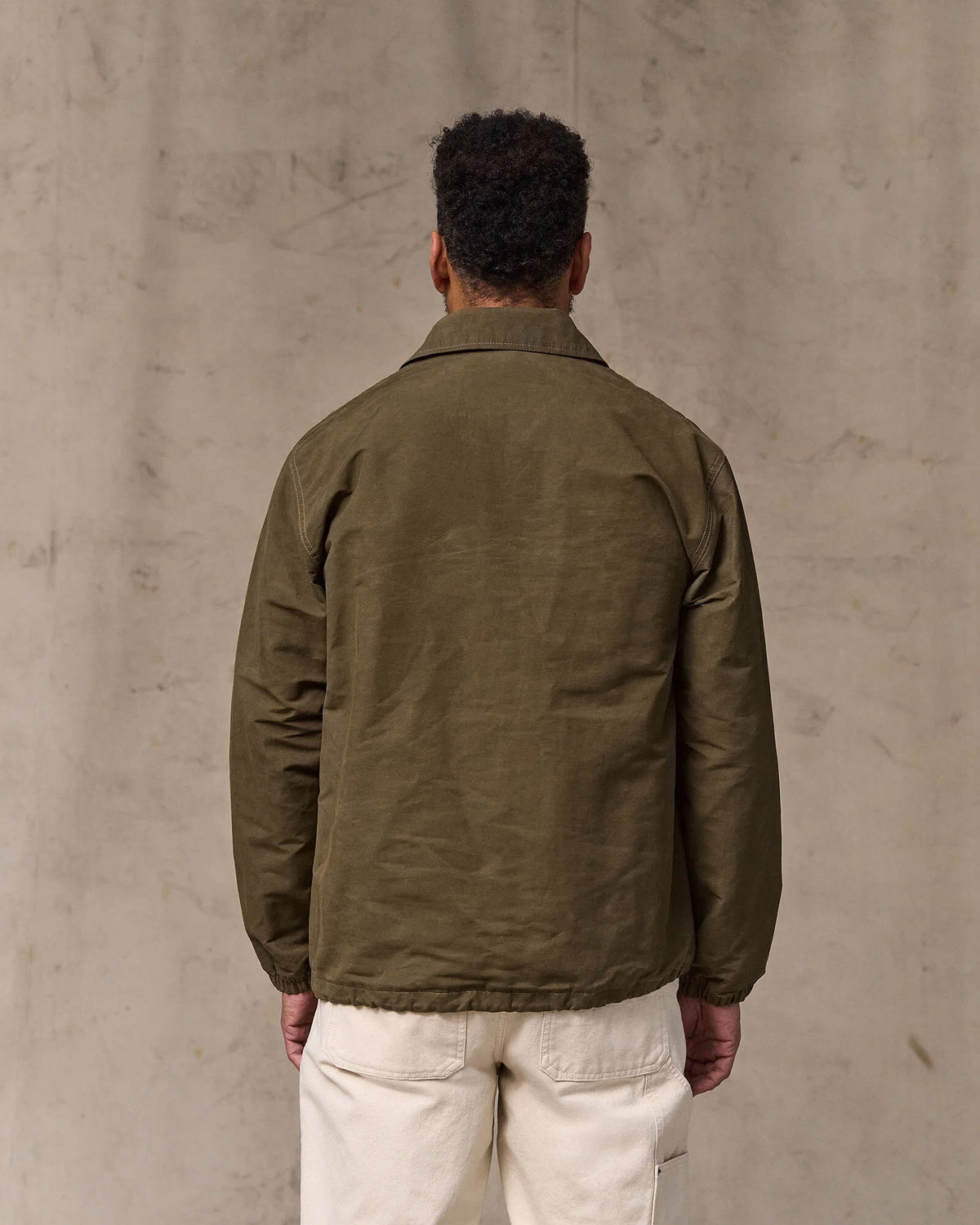 Filson Dry Wax Windbreaker - Military Olive