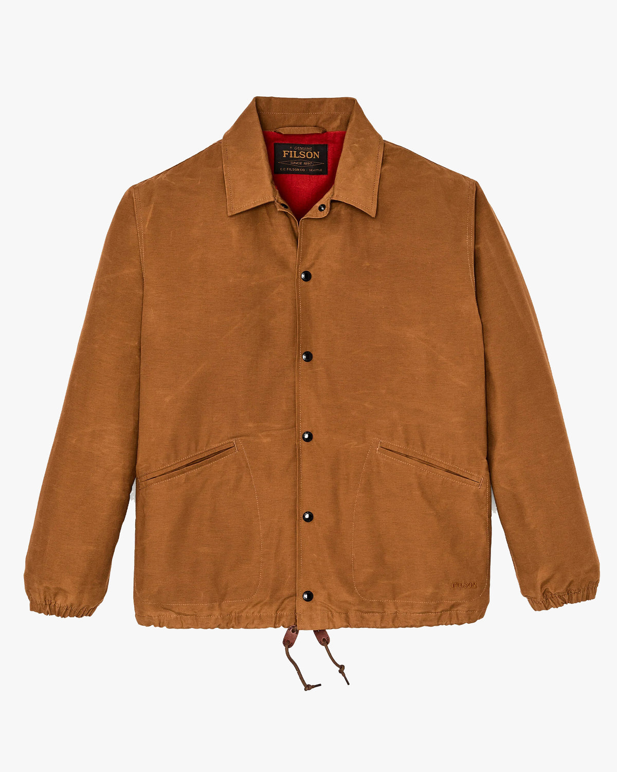 Filson Dry Wax Windbreaker - Harvest Tan