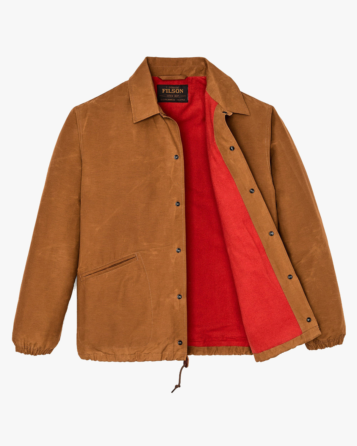 Filson Dry Wax Windbreaker - Harvest Tan