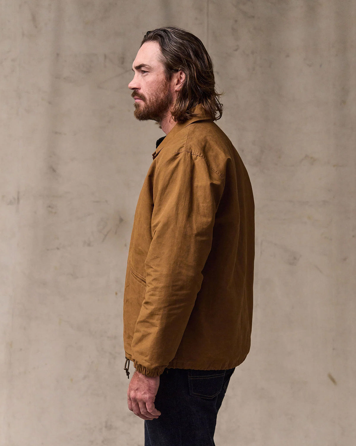 Filson Dry Wax Windbreaker - Harvest Tan