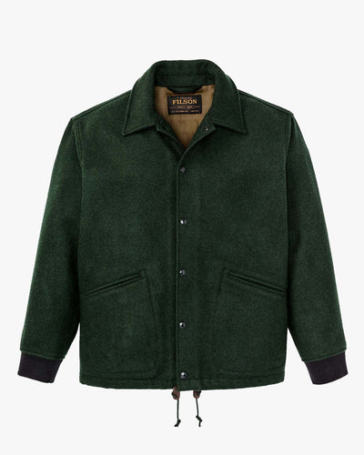 Filson Mackinaw Wool Coach's Jacket - Vintage Pine | Filson Jackets & Coats | Jeanstore