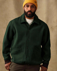Filson Mackinaw Wool Coach's Jacket - Vintage Pine | Filson Jackets & Coats | Jeanstore