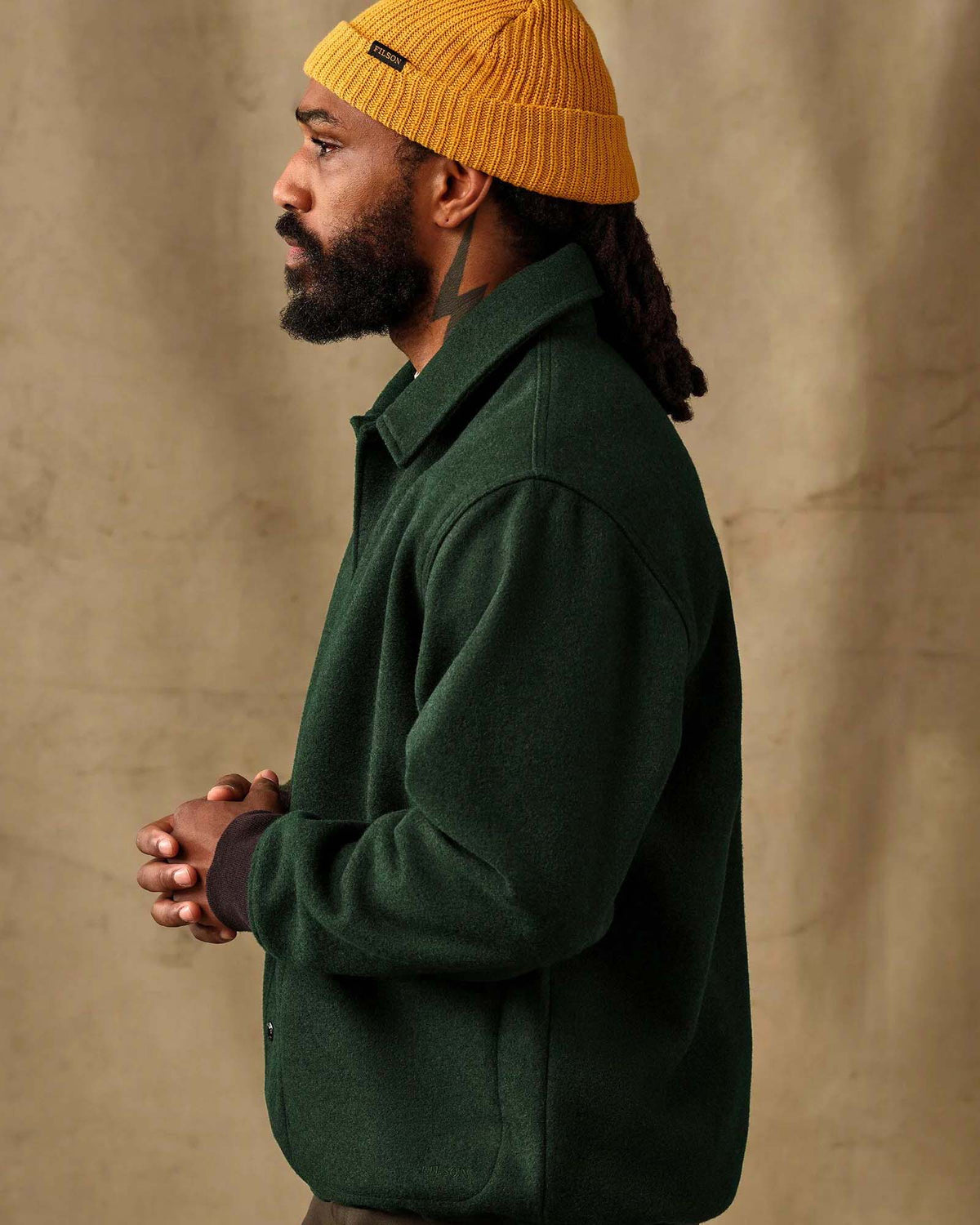 Filson Mackinaw Wool Coach's Jacket - Vintage Pine | Filson Jackets & Coats | Jeanstore