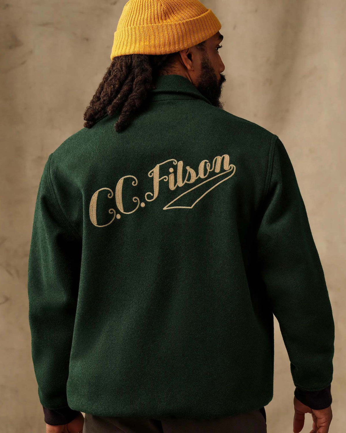 Filson Mackinaw Wool Coach's Jacket - Vintage Pine | Filson Jackets & Coats | Jeanstore