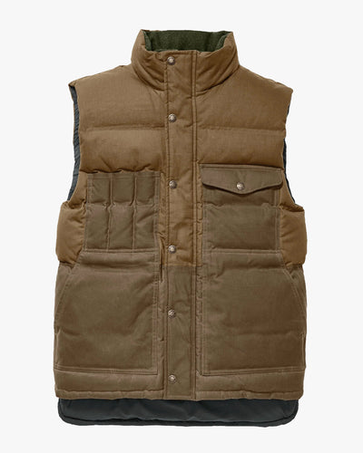 Filson Down Cruiser Vest - Dark Tan