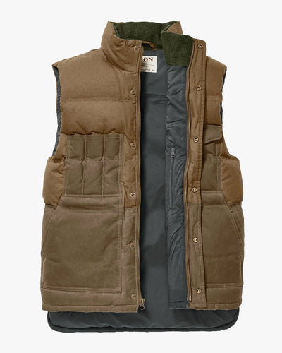 Filson Down Cruiser Vest - Dark Tan