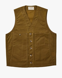 Filson Oil Tin Cloth Vest - Dark Tan