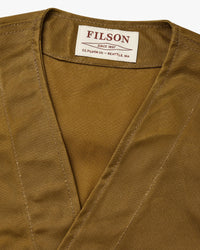 Filson Oil Tin Cloth Vest - Dark Tan