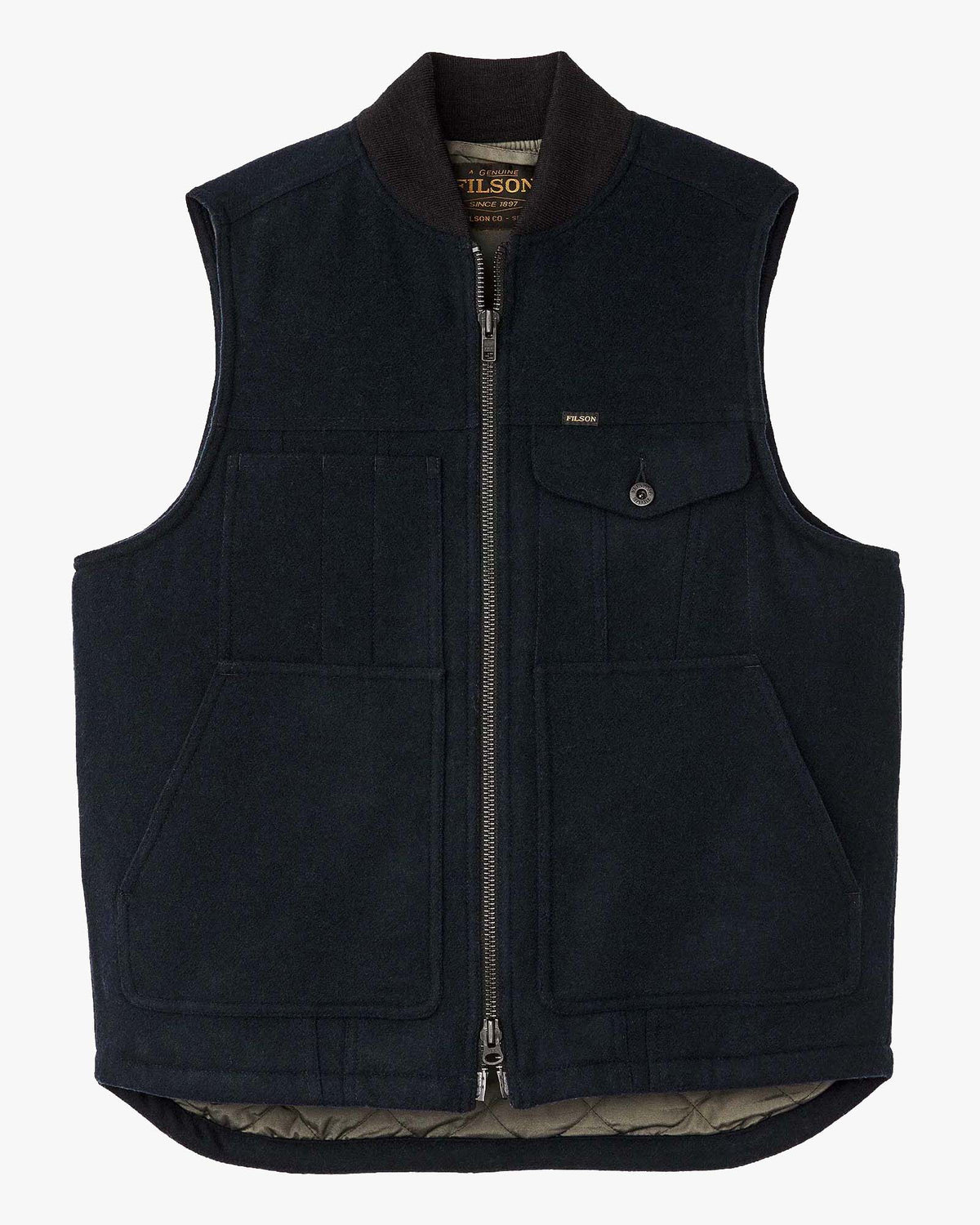 Filson Spokane Insulated Work Vest - Navy | Filson Jackets & Coats | Jeanstore