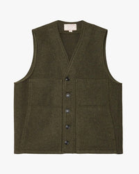 Filson Mackinaw Wool Vest - Forest Green