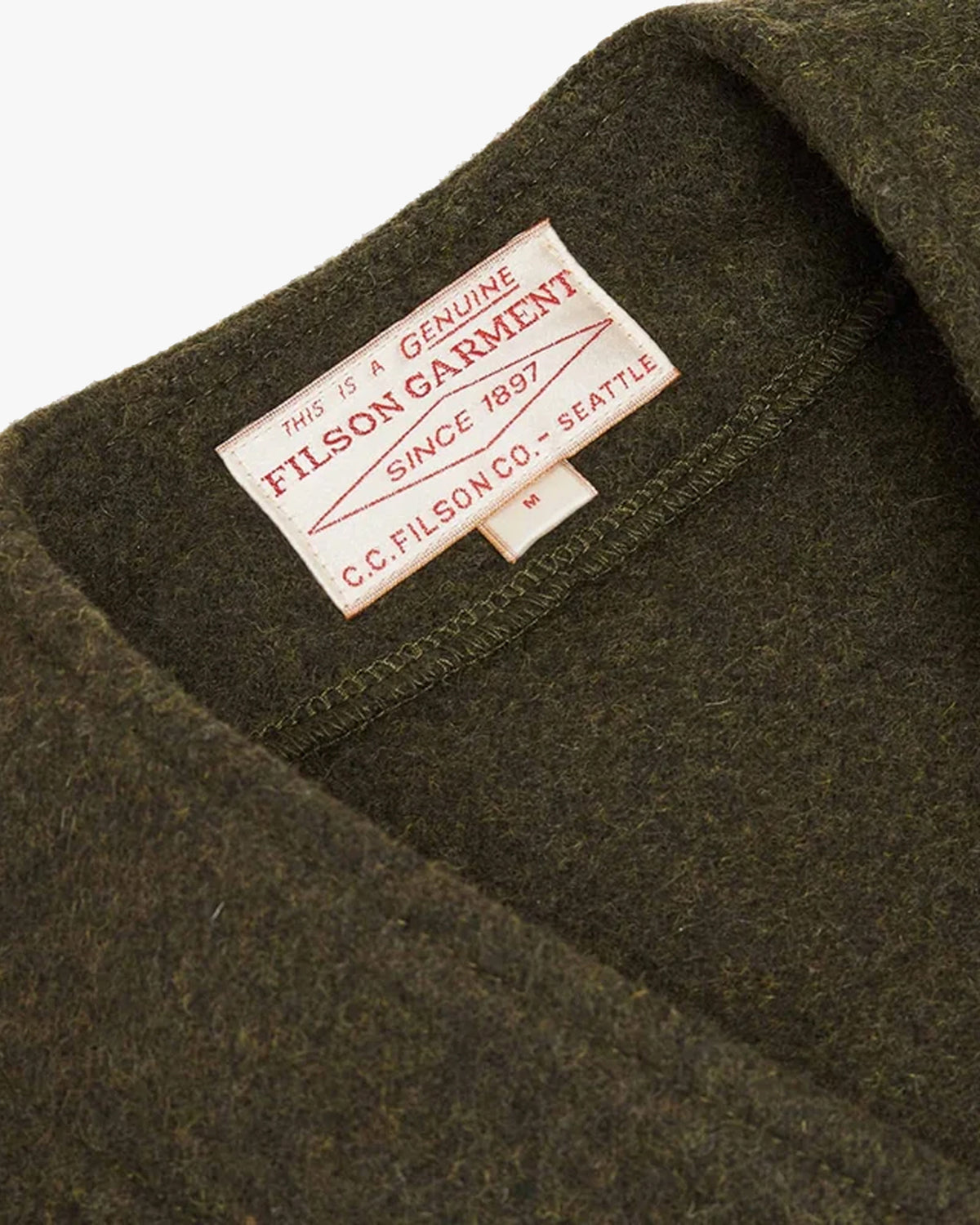 Filson Mackinaw Wool Vest - Forest Green