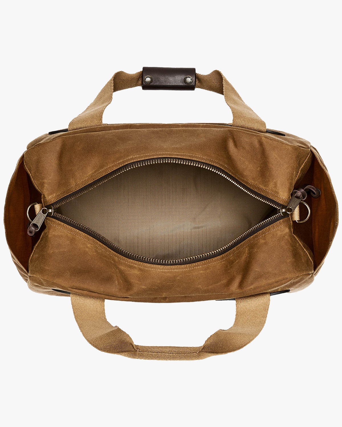 Filson Small Tin Cloth Duffle Bag - Dark Tan | Filson Bags | JEANSTORE