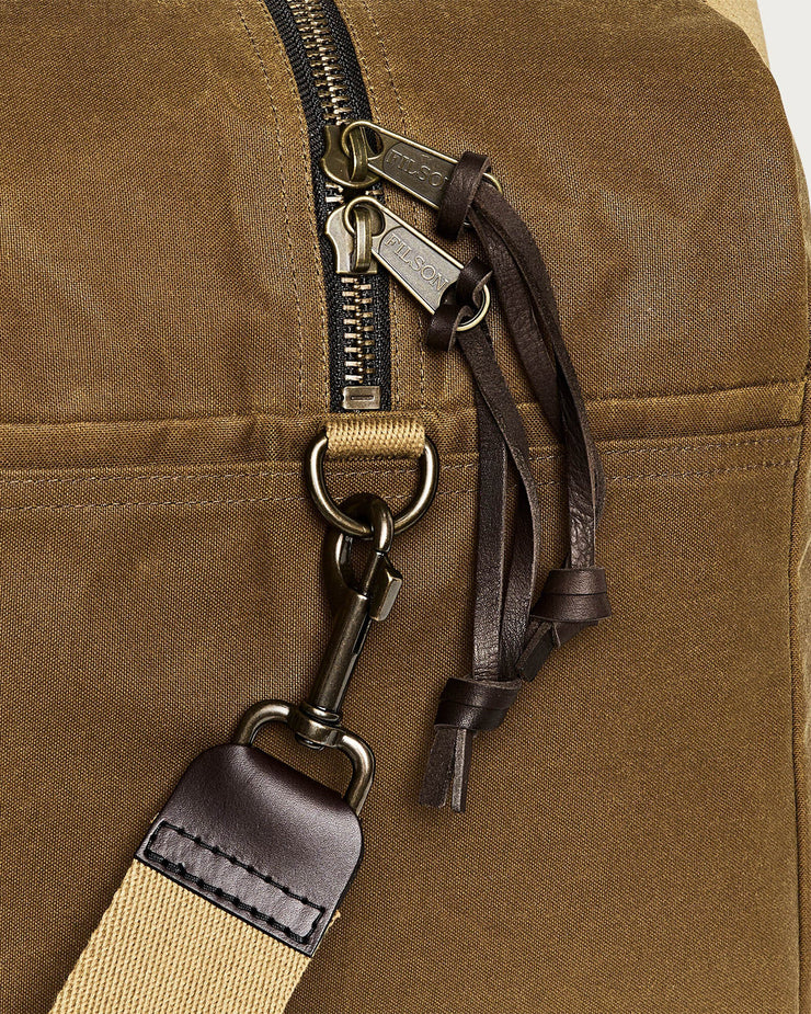 Filson Medium Tin Cloth Duffle Bag - Dark Tan