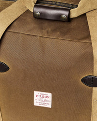 Filson Medium Tin Cloth Duffle Bag - Dark Tan