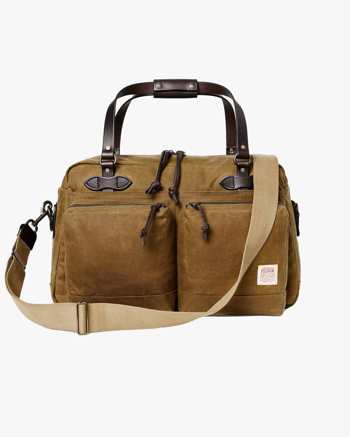 Filson 48 Hour Duffle Bag - Dark Tan | Filson Bags | JEANSTORE