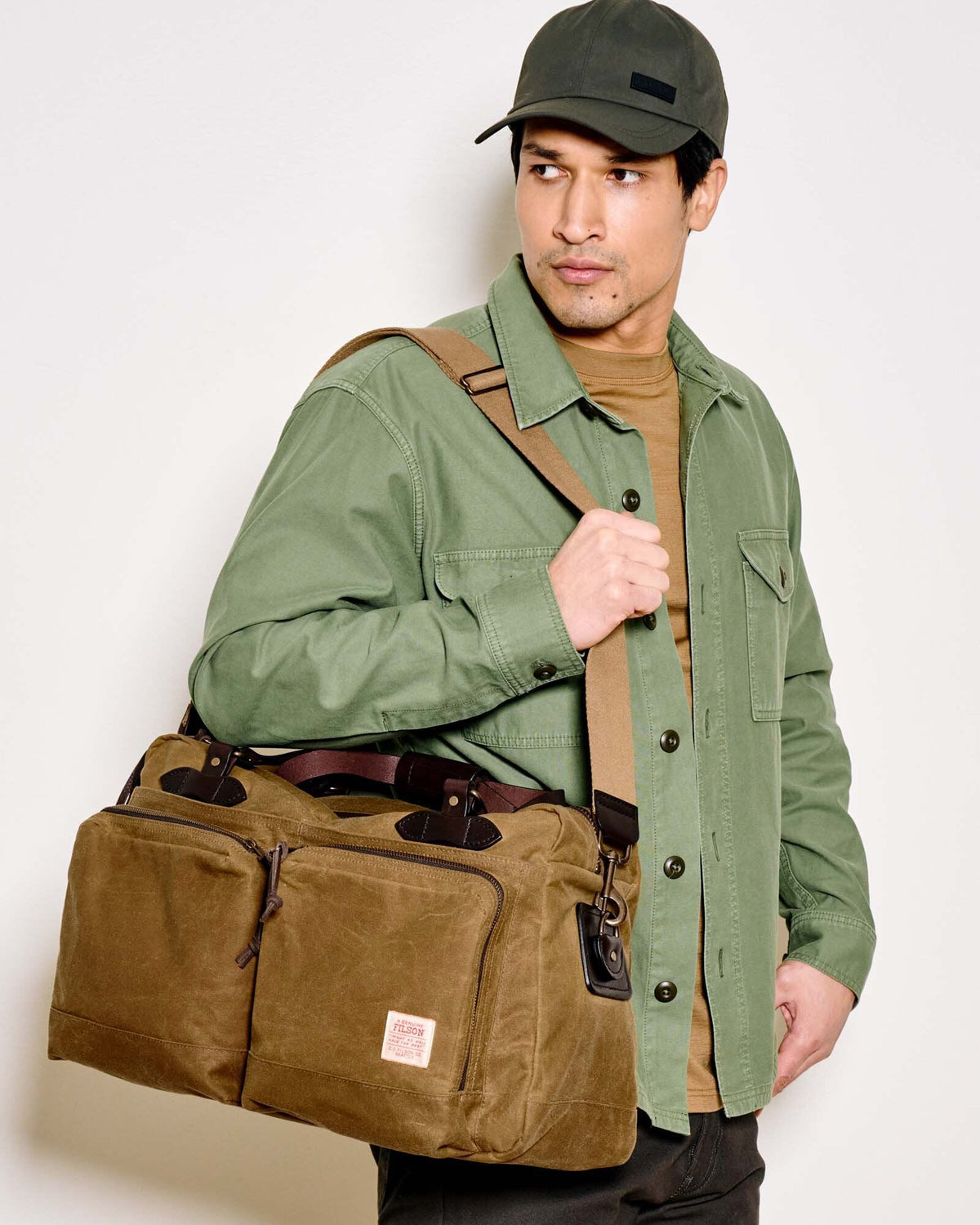 Filson 48 Hour Duffle Bag - Dark Tan | Filson Bags | JEANSTORE