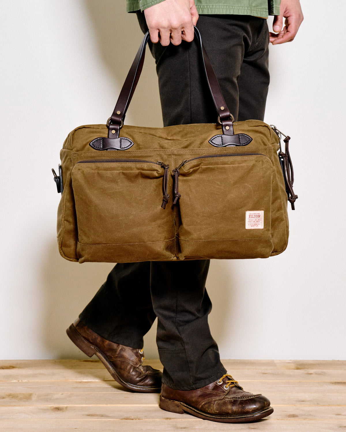 Filson 48 Hour Duffle Bag - Dark Tan | Filson Bags | JEANSTORE