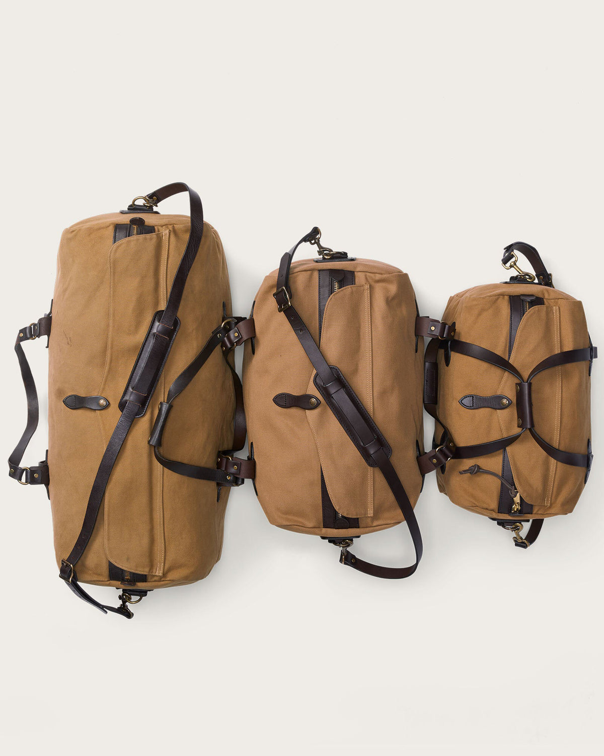 Filson Medium Rugged Twill Duffle Bag - Tan