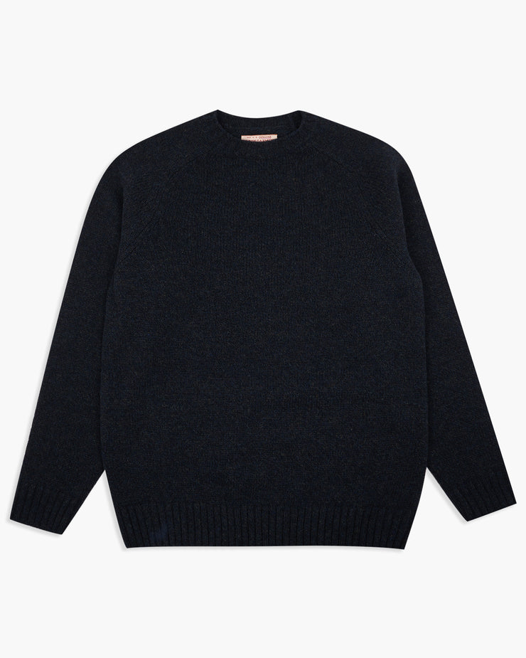 Filson Irish Wool 5-Gauge Sweater - Blue / Green Melange – JEANSTORE