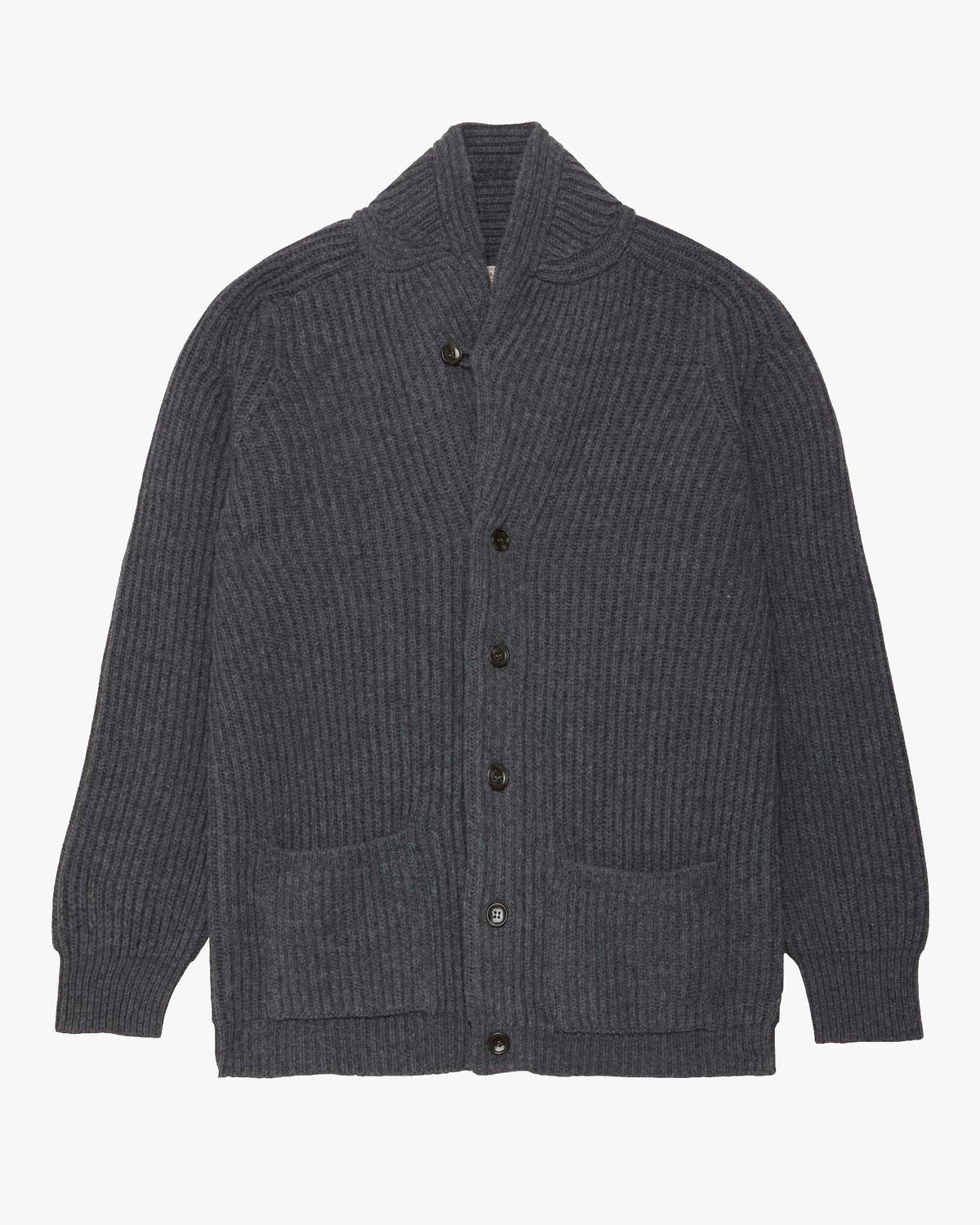 Filson Bristol Cardigan Sweater - Medium Grey Melange