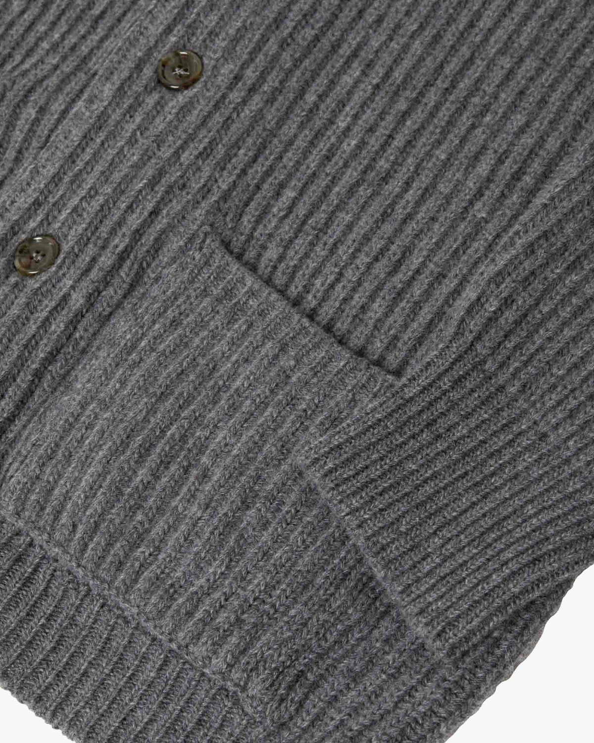 Filson Bristol Cardigan Sweater - Medium Grey Melange