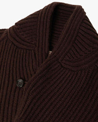 Filson Bristol Cardigan Sweater - Earth Brown