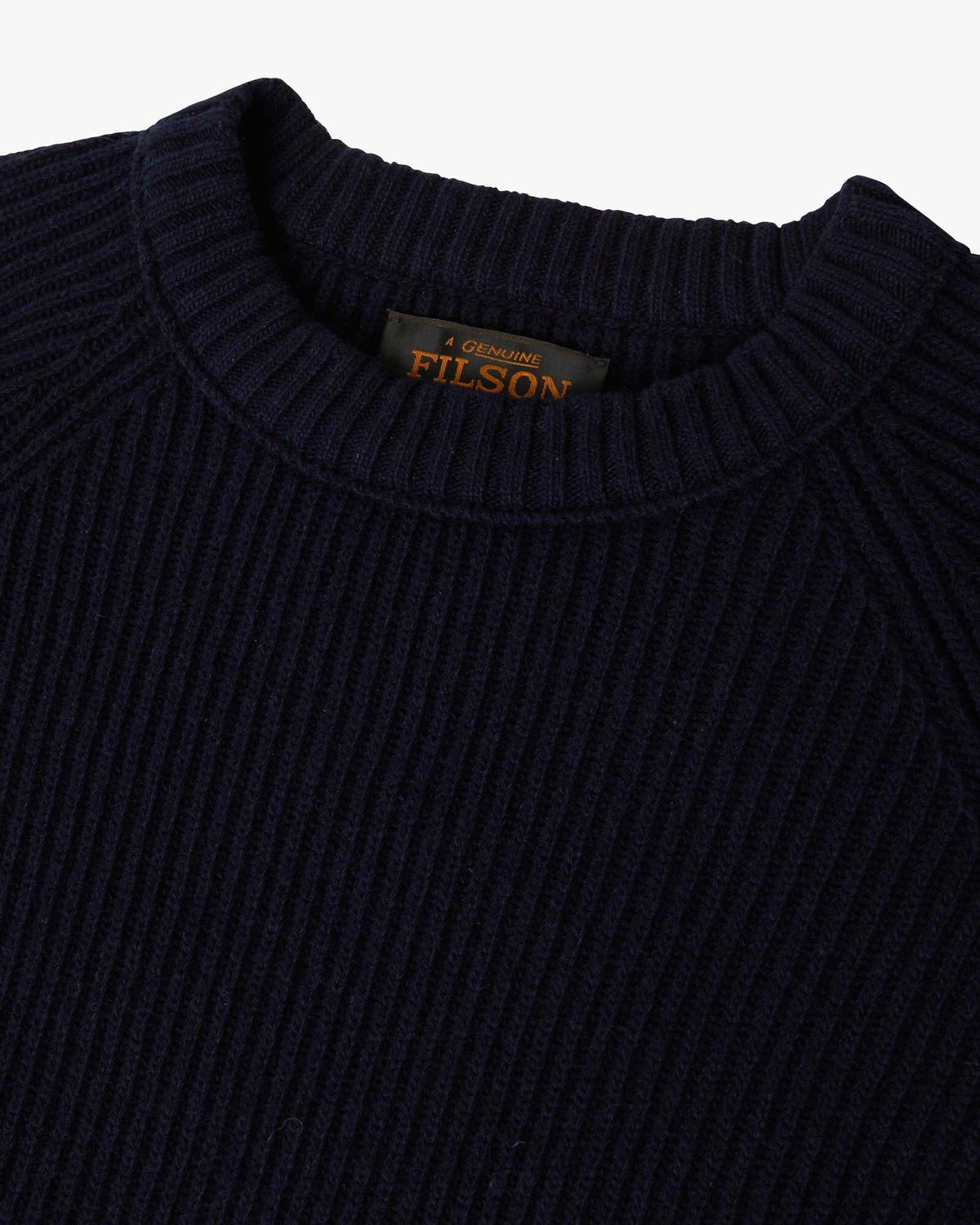 Filson Cascade Rib Crewneck Sweater - Dark Navy