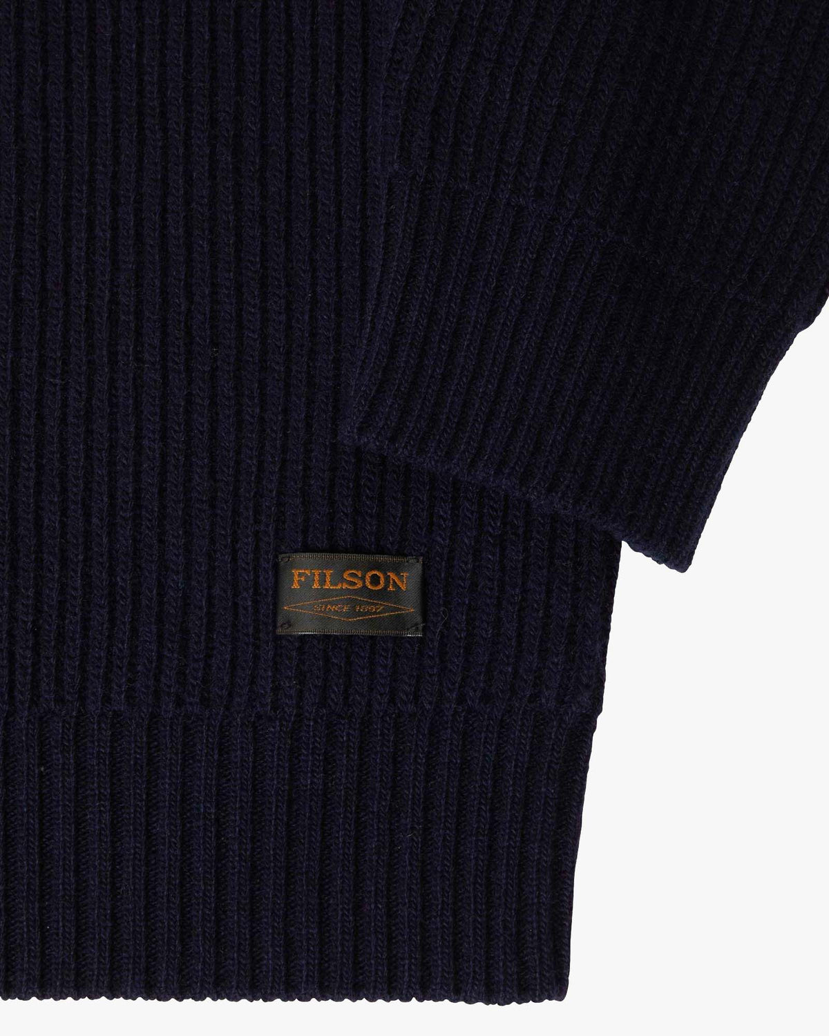 Filson Cascade Rib Crewneck Sweater - Dark Navy