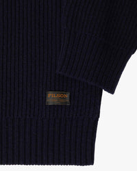 Filson Cascade Rib Crewneck Sweater - Dark Navy