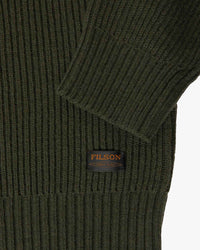Filson Cascade Rib Crewneck Sweater - Pine Green
