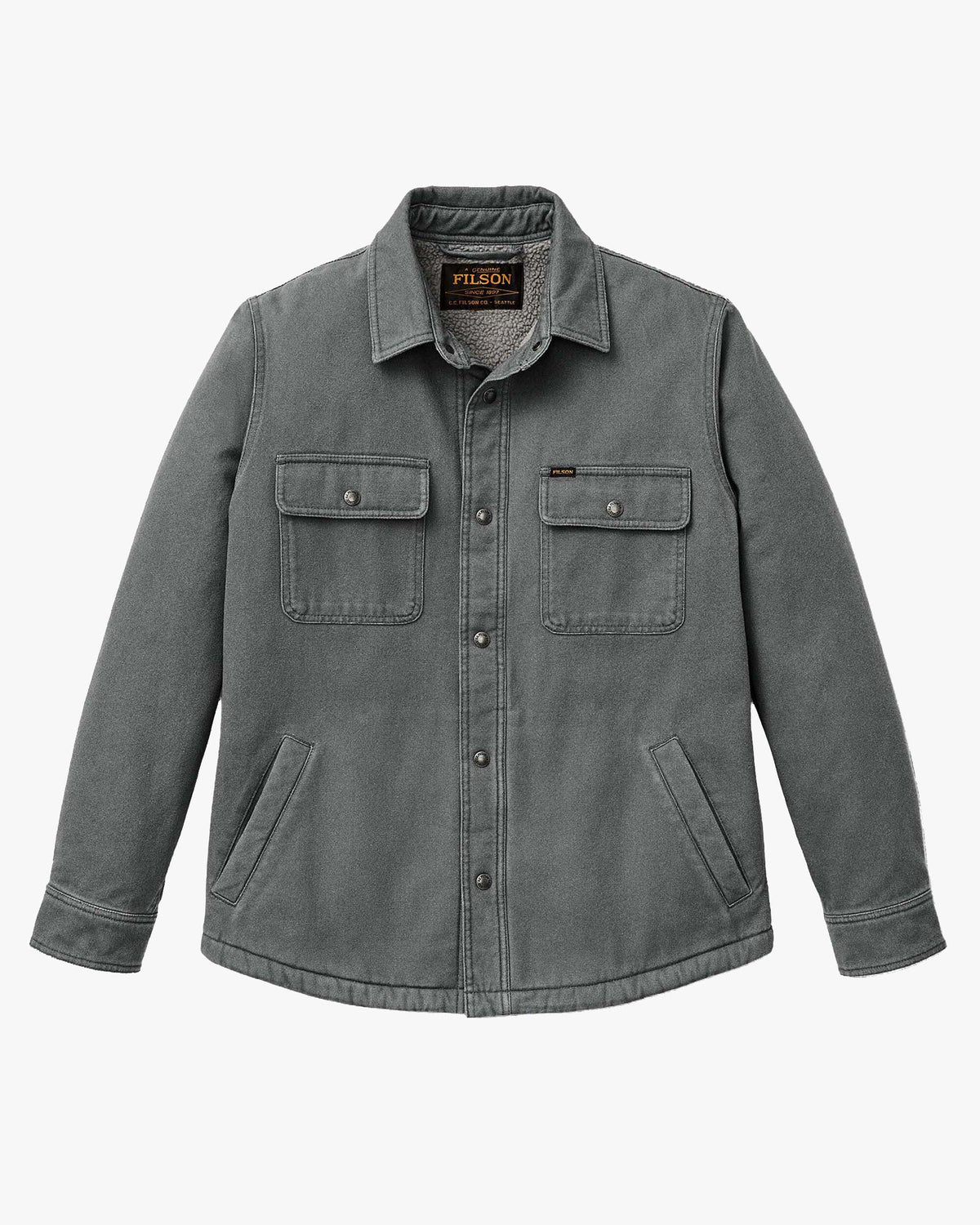 Filson Fleece Lined Jac-Shirt - Rockslide Grey