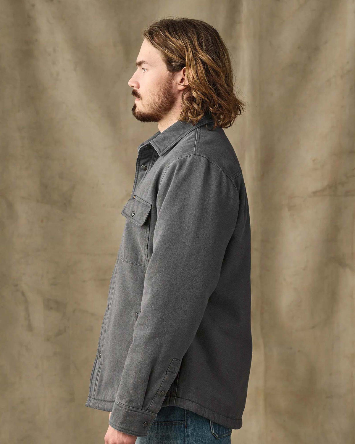 Filson Fleece Lined Jac-Shirt - Rockslide Grey