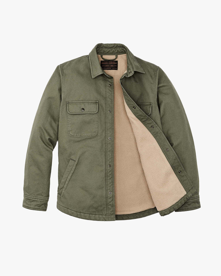 Filson Fleece Lined Jac-Shirt - Service Green