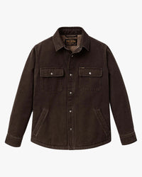 Filson Fleece Lined Jac-Shirt - Dark Brown | Filson Jackets & Coats | Jeanstore