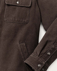 Filson Fleece Lined Jac-Shirt - Dark Brown | Filson Jackets & Coats | Jeanstore