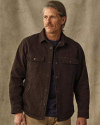 Filson Fleece Lined Jac-Shirt - Dark Brown | Filson Jackets & Coats | Jeanstore